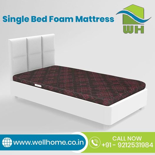 single bed foam mattress suppliers in Delhi